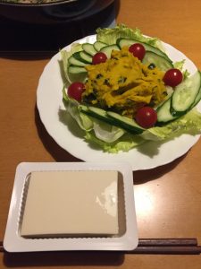 かぼちゃサラダ（今日の豆腐）